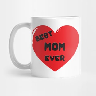 Best mom ever heart doodle hand drawn design Mug
